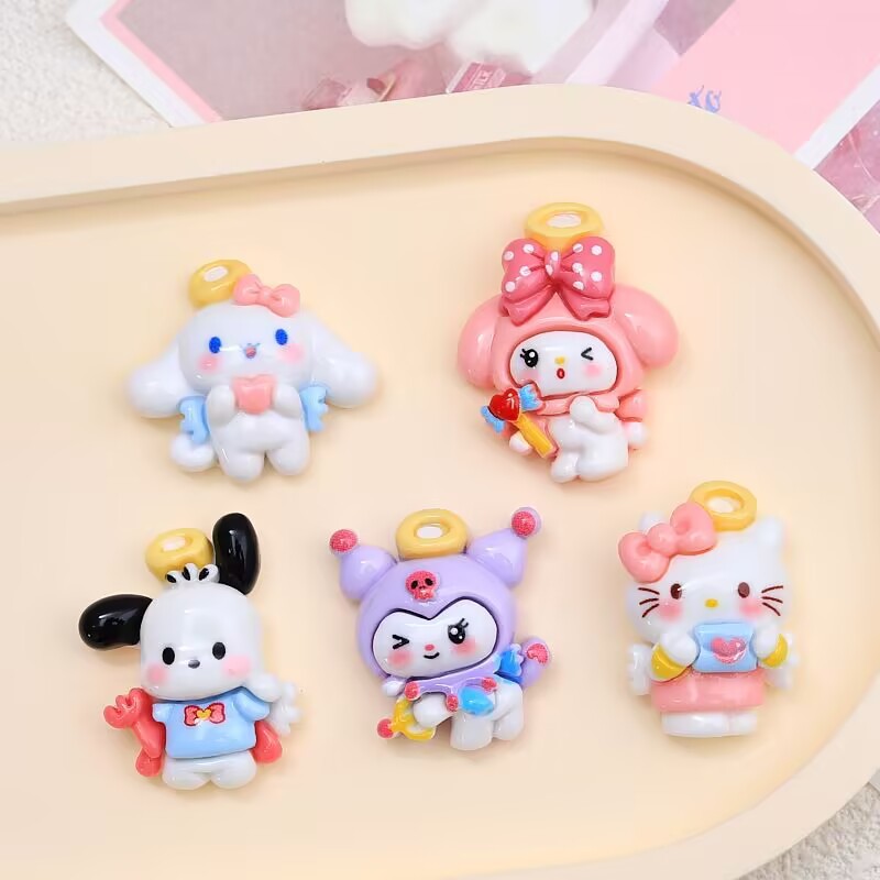 Resin Craft Ideas - 20PCS Resin Cartoon Angel DIY Materials