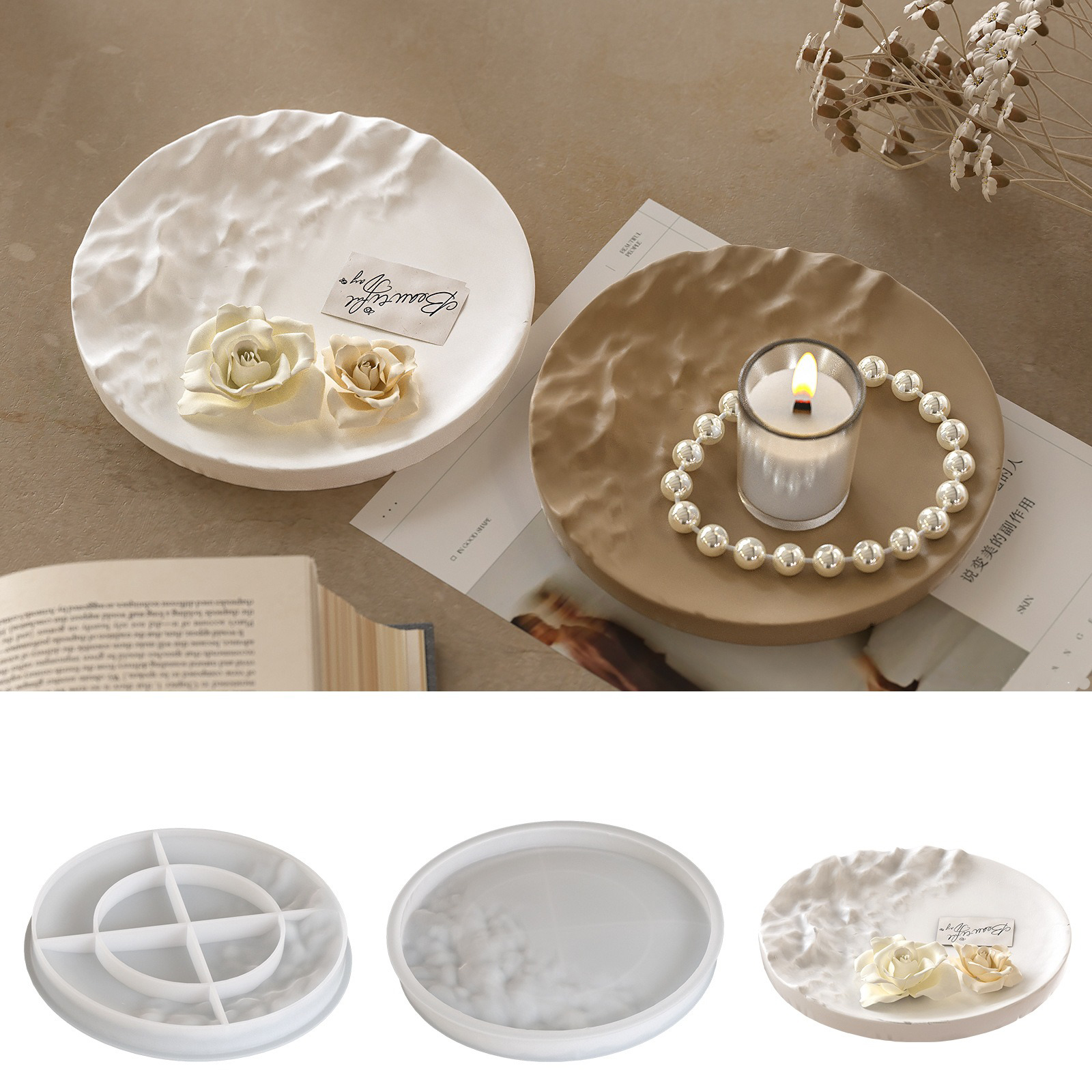 INS Irregular Ripple Large Cir - Resin Ocean Wave Mold incelemesi ve fiyatı