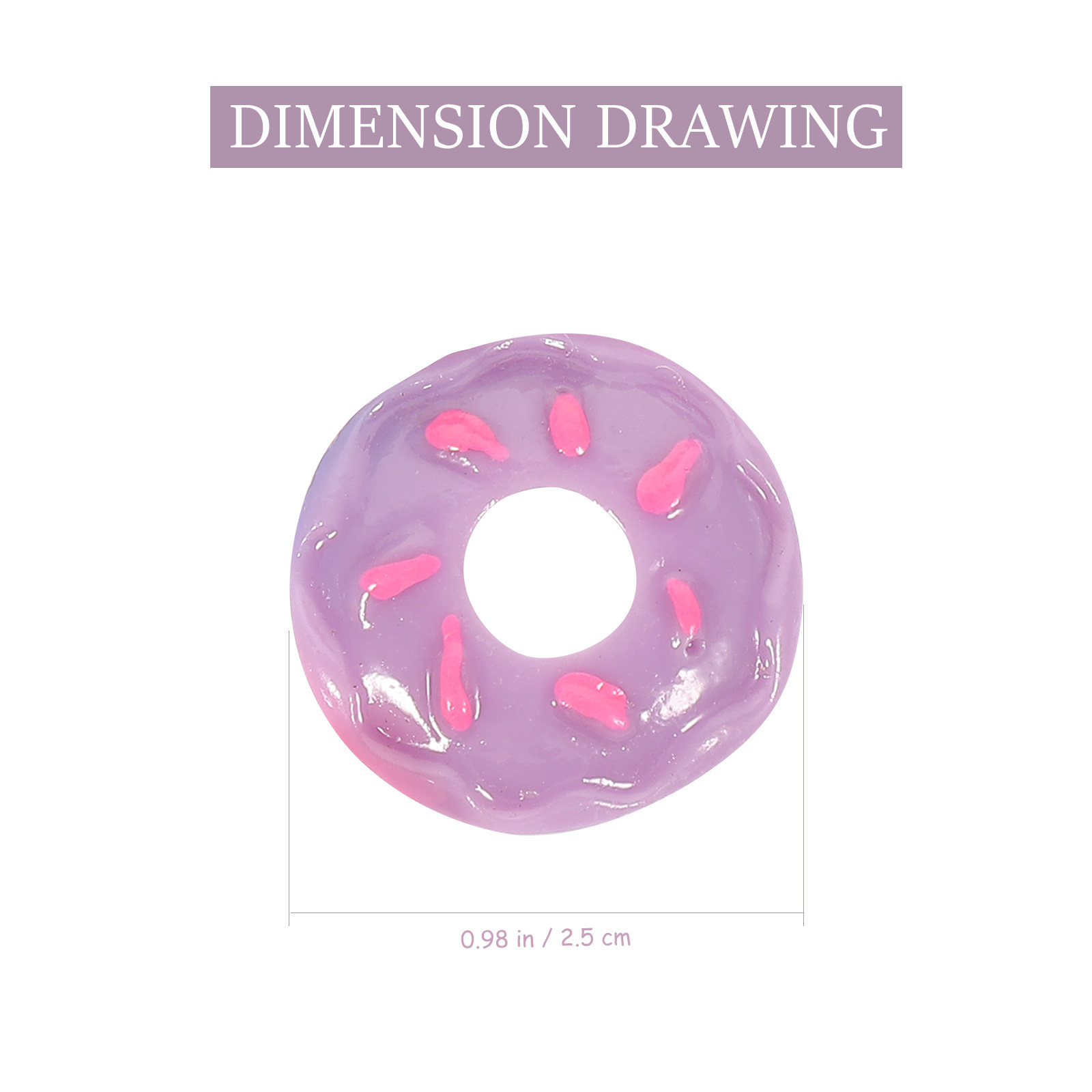 30Pcs Mini Donut Resin Ornamen - Resin Craft Supplies incelemesi ve fiyatı