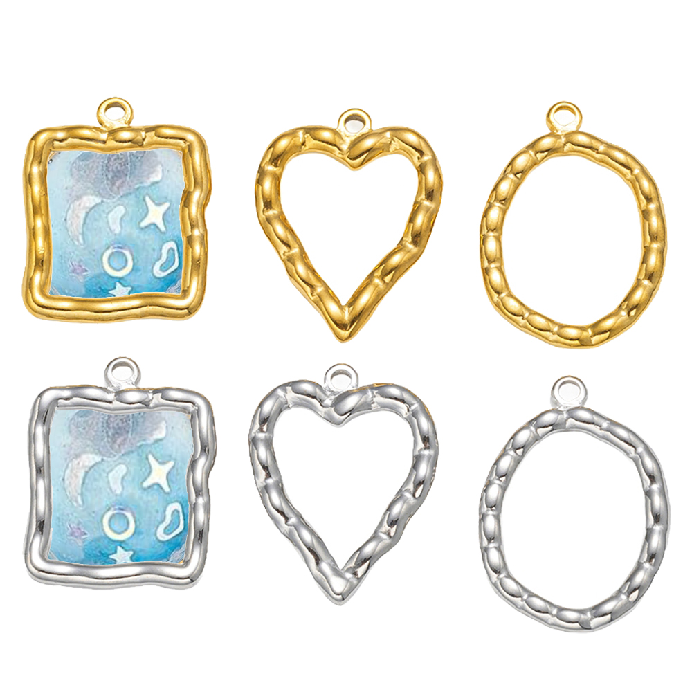 5pcs Stainless Steel Heart Rou - Resin Craft Supplies incelemesi ve fiyatı