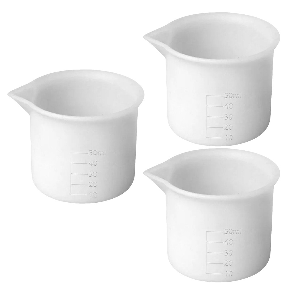 3Pcs 50Ml Silicone Measuring C - Mixing Cup Silicone incelemesi ve fiyatı