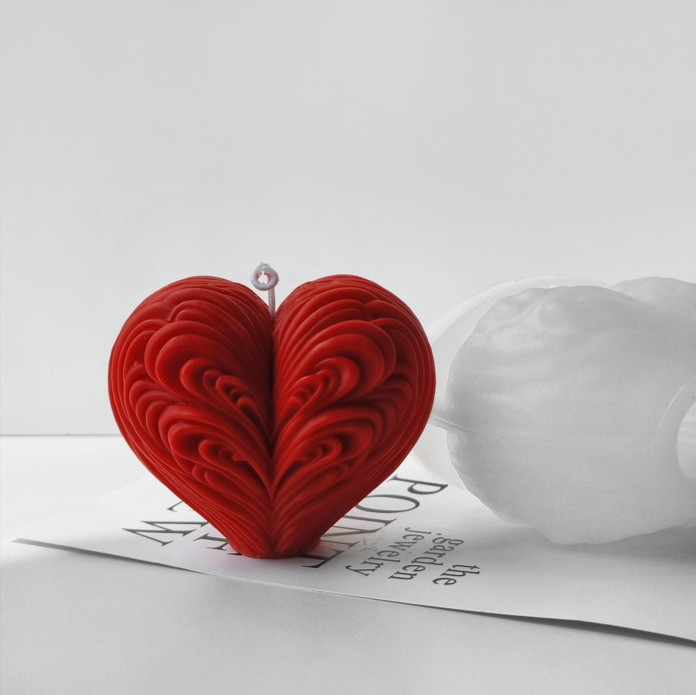 Romantic Heart Silicone Candle - Resin Ocean Wave Mold incelemesi ve fiyatı
