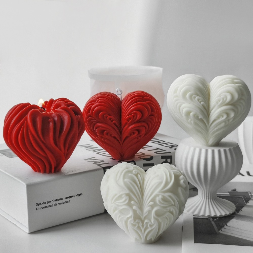 Romantic Heart Silicone Candle - Resin Ocean Wave Mold incelemesi ve fiyatı