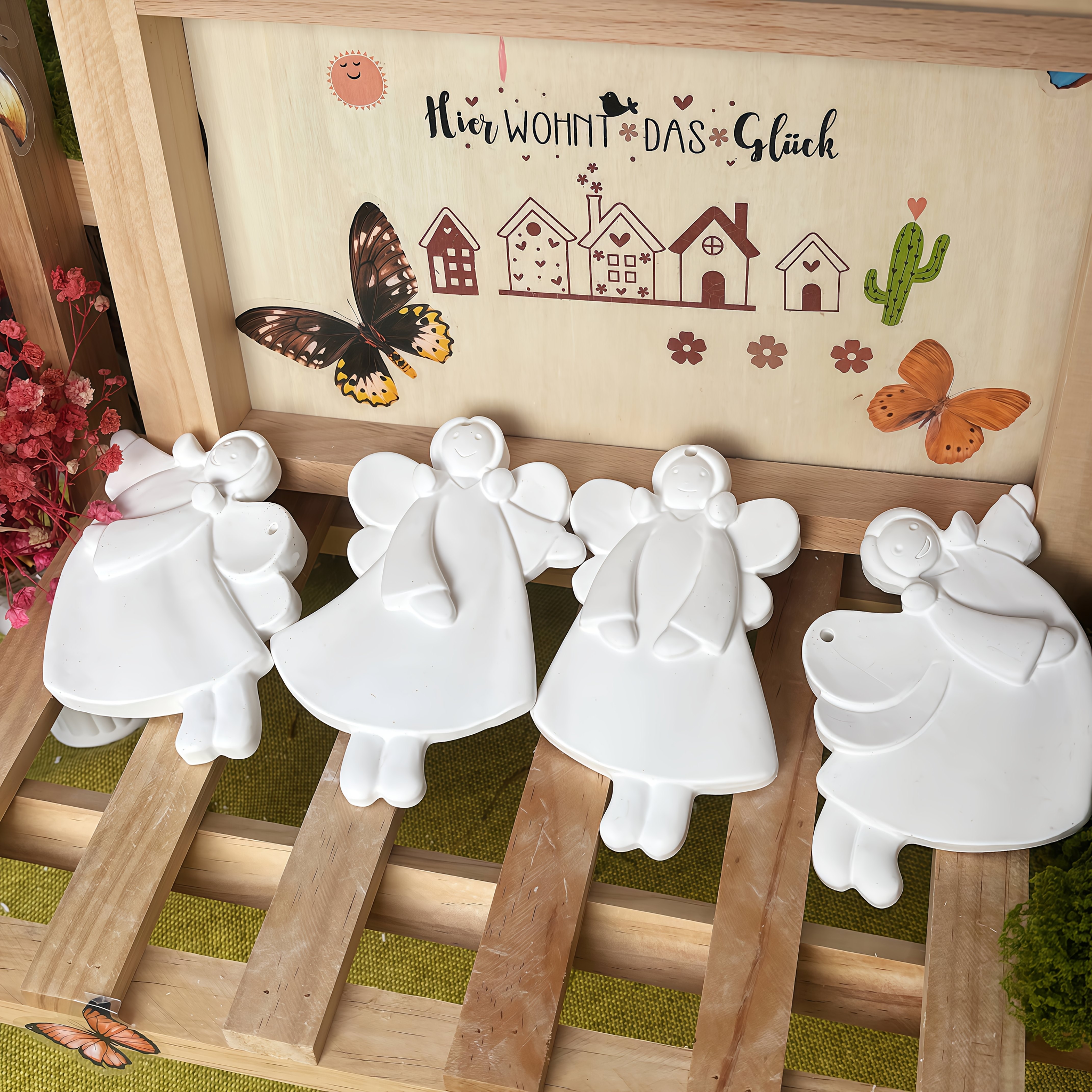 4pcs Angel Pendant Mold, Resin - Resin Craft Ideas incelemesi ve fiyatı