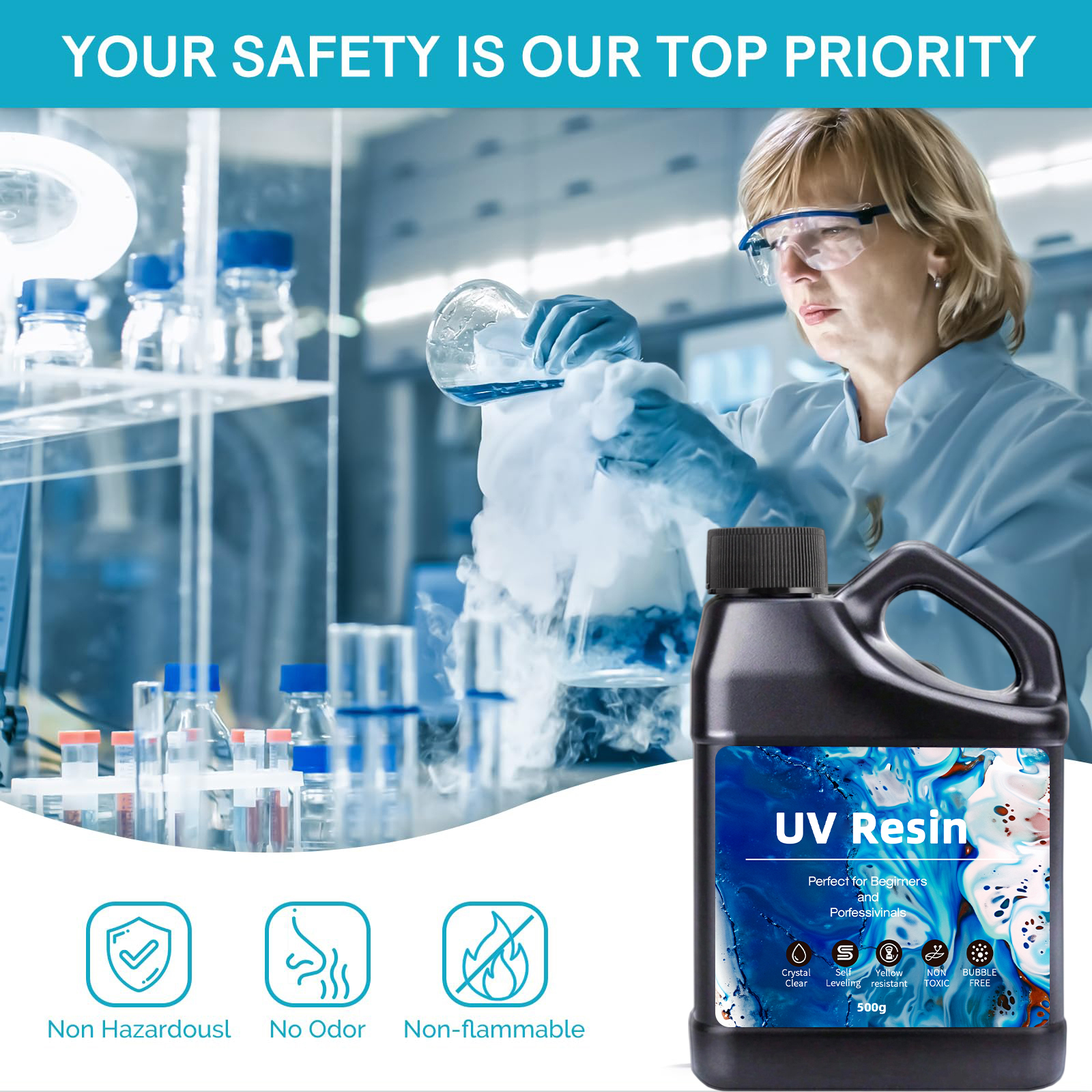 UV Resin 500-1000g -Bulk Upgra - Epoxy Uv Resin Kit incelemesi ve fiyatı