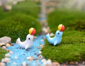 10Pcs/Hedgehog and Cows/Cute A - Terrarium Moss Art incelemesi ve fiyatı