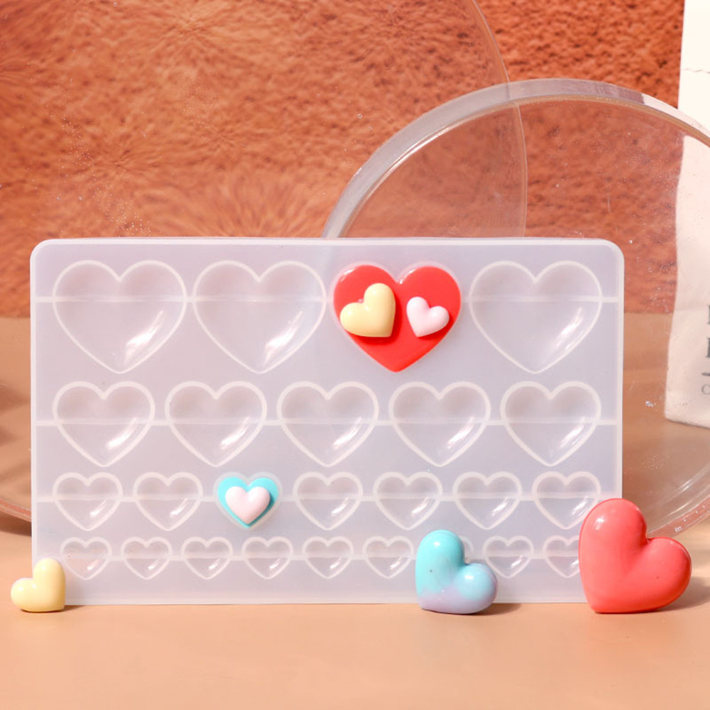 Love Heart Silicone Mold Jewel - Flower Preservation Resin incelemesi ve fiyatı