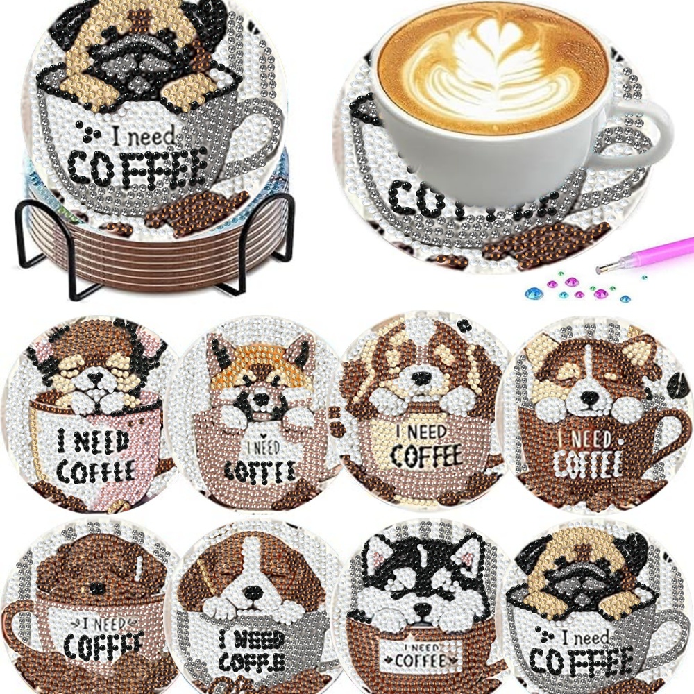 8 pieces/set of diamond painti - Resin Craft Kit incelemesi ve fiyatı