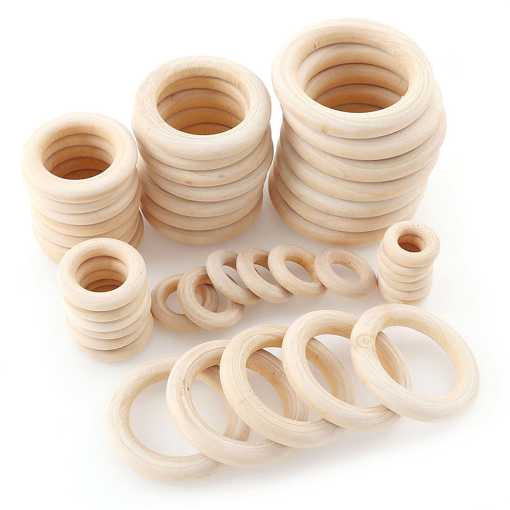 Unfinished Wooden Rings 20-60m - Wood Ring Blank incelemesi ve fiyatı