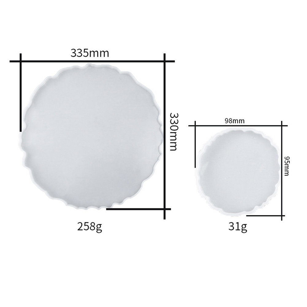 2Pcs Crystal Resin Silicone Tr - Serving Tray Mold incelemesi ve fiyatı