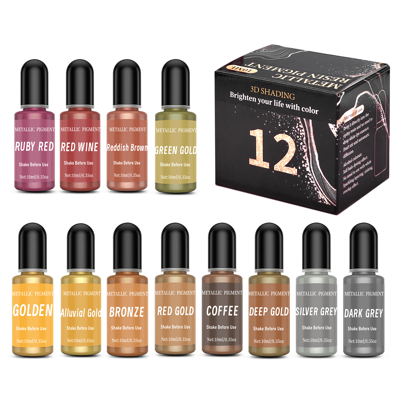 1set Art Ink Alcohol Epoxy Res - Resin Dye Alcohol incelemesi ve fiyatı
