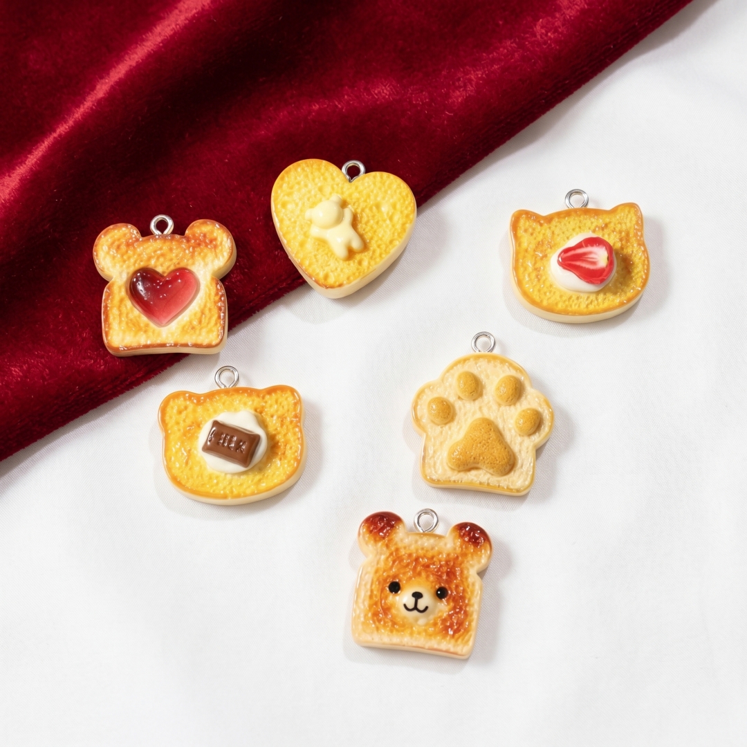 10pcs Resin Plastic Bread Pend - Resin Crafts Diy incelemesi ve fiyatı