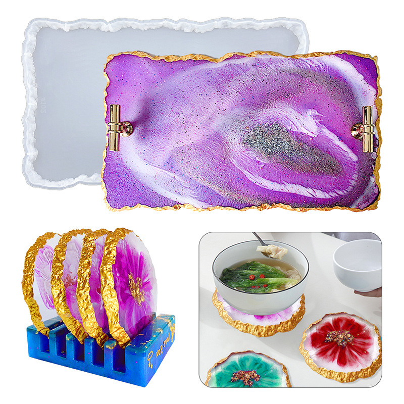 DM413 Drusy Coaster Resin Mold - Resin Craft Ideas incelemesi ve fiyatı