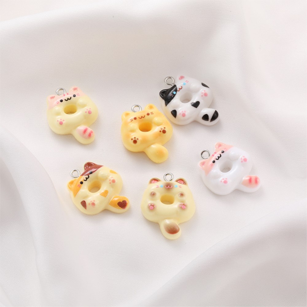 10Pcs Kawaii Cartoon Cat Resin - Resin Crafts Diy incelemesi ve fiyatı