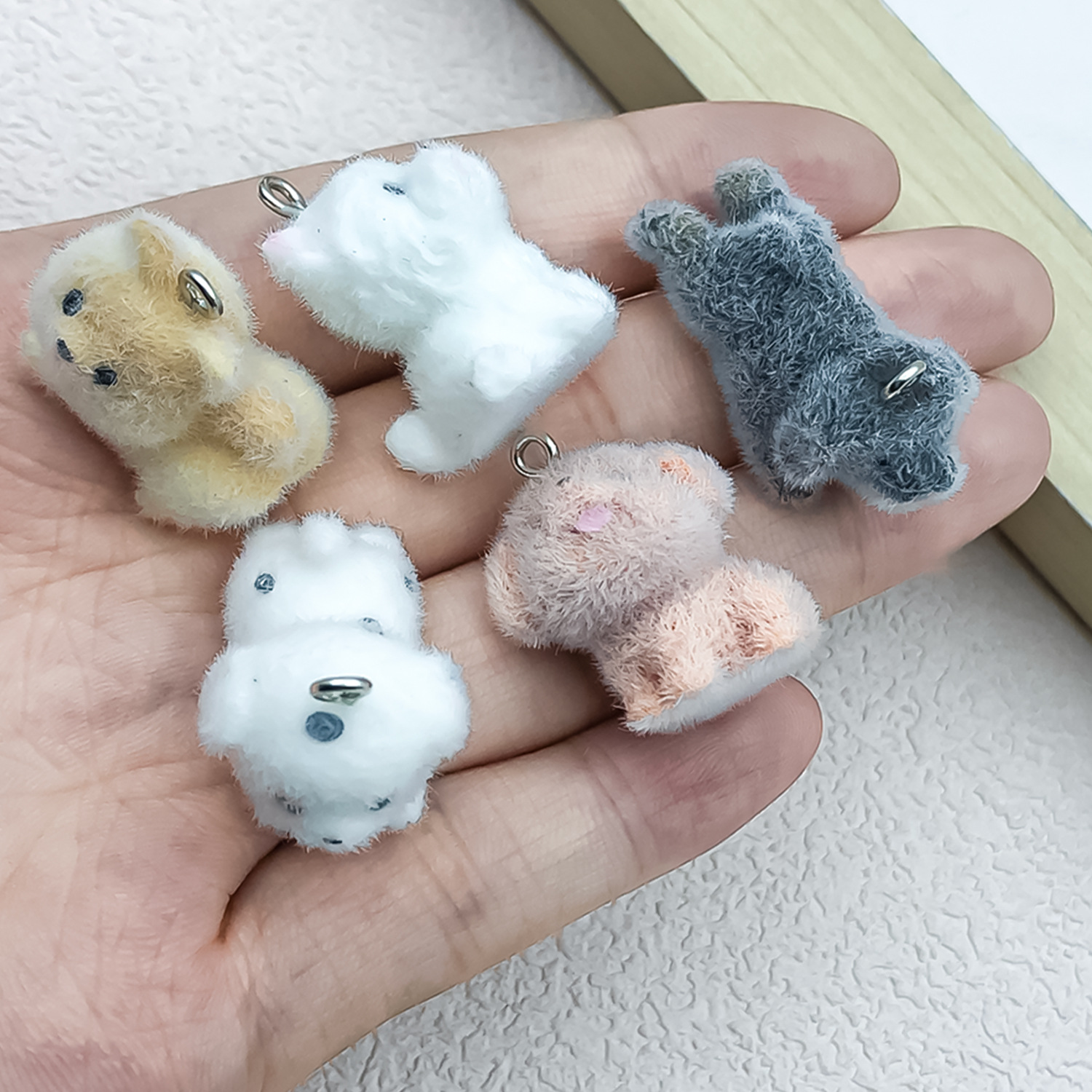 5pcs&1pc Flocked Resin Animal  - Resin Craft Kit incelemesi ve fiyatı
