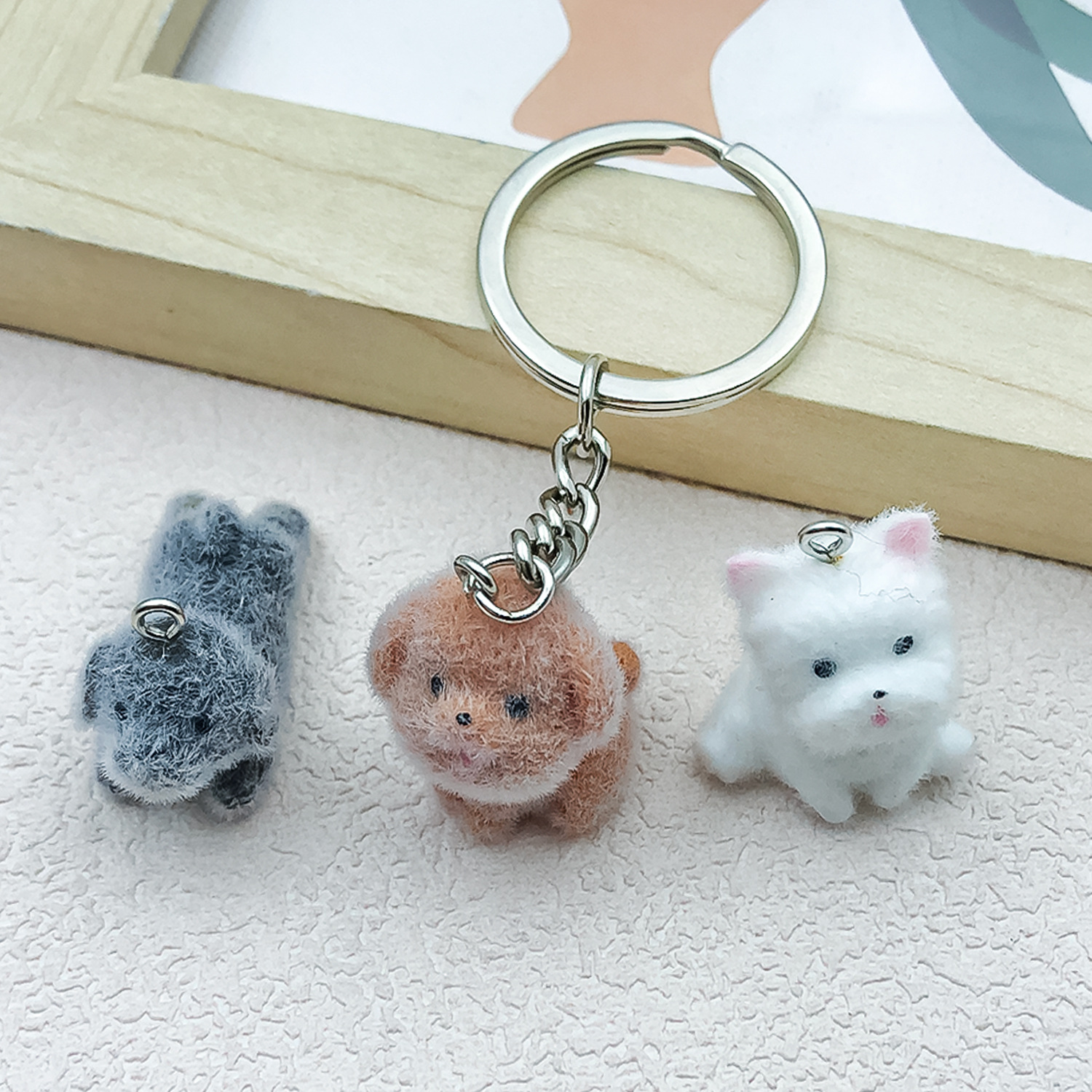 5pcs&1pc Flocked Resin Animal  - Resin Craft Kit incelemesi ve fiyatı