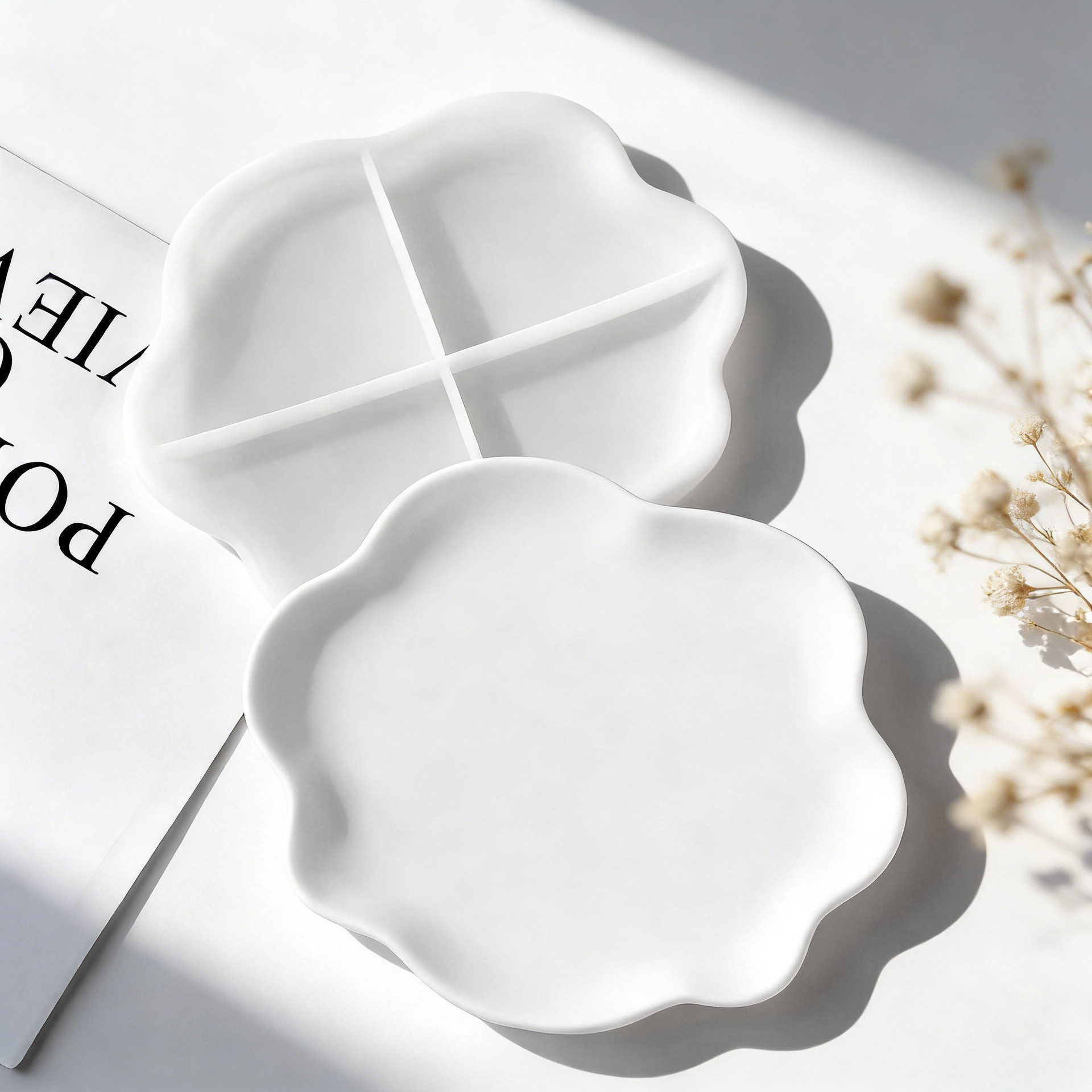 DIY Geometric Wave Plaster Coa - Serving Tray Mold incelemesi ve fiyatı