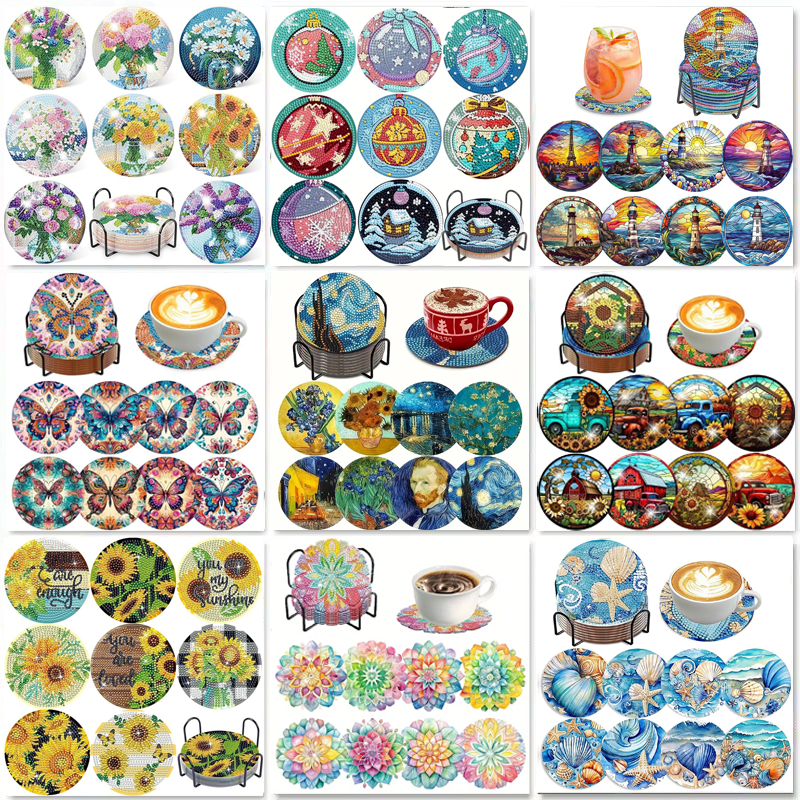 8-piece set of diamond paintin - Resin Craft Kit incelemesi ve fiyatı