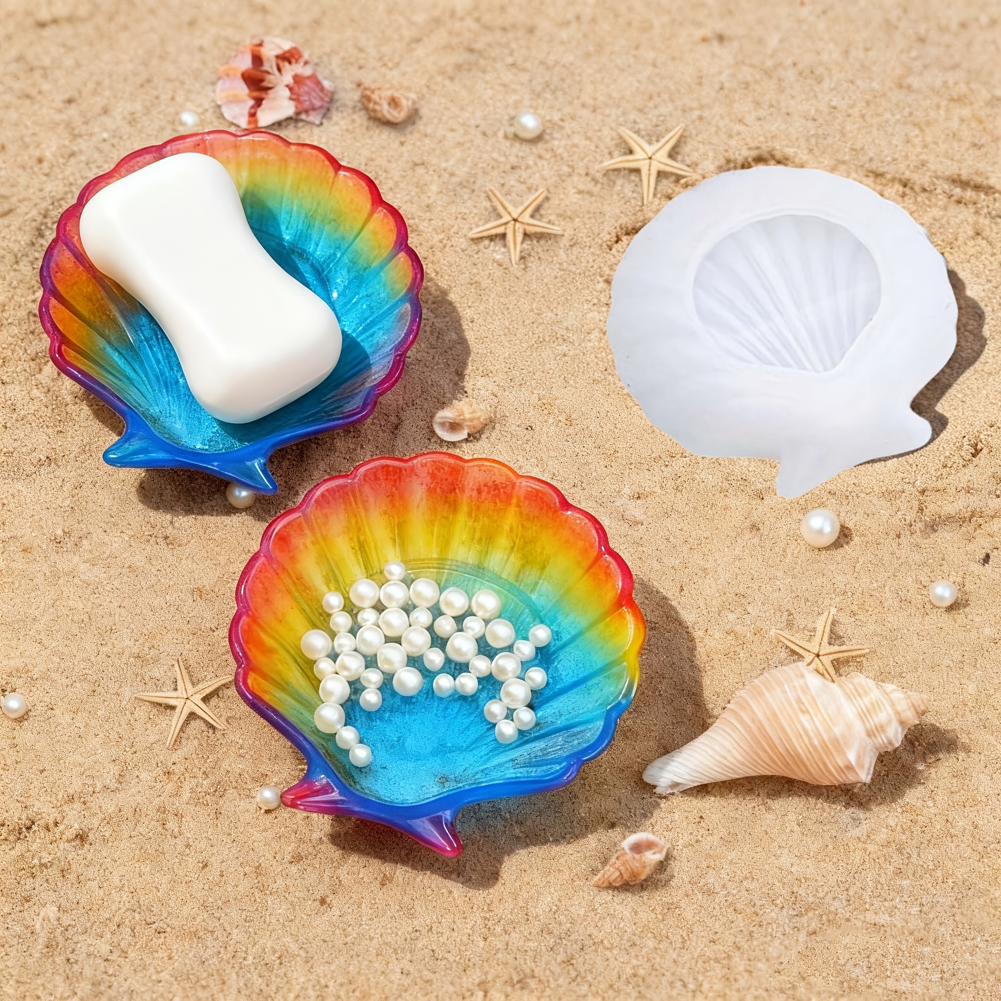 1 piece of silicone shell resi - Resin Craft Ideas incelemesi ve fiyatı
