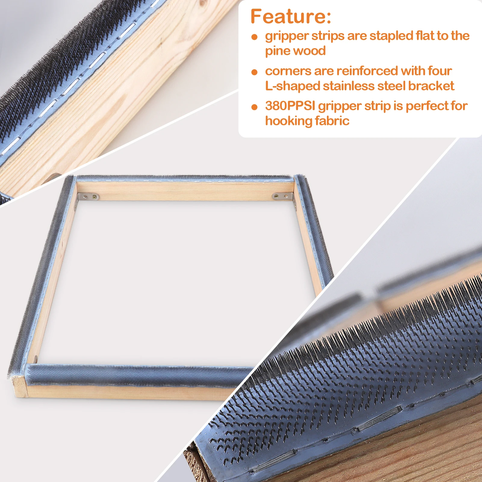 Punch Needle Frame Square Embr - Wood Ring Blank incelemesi ve fiyatı