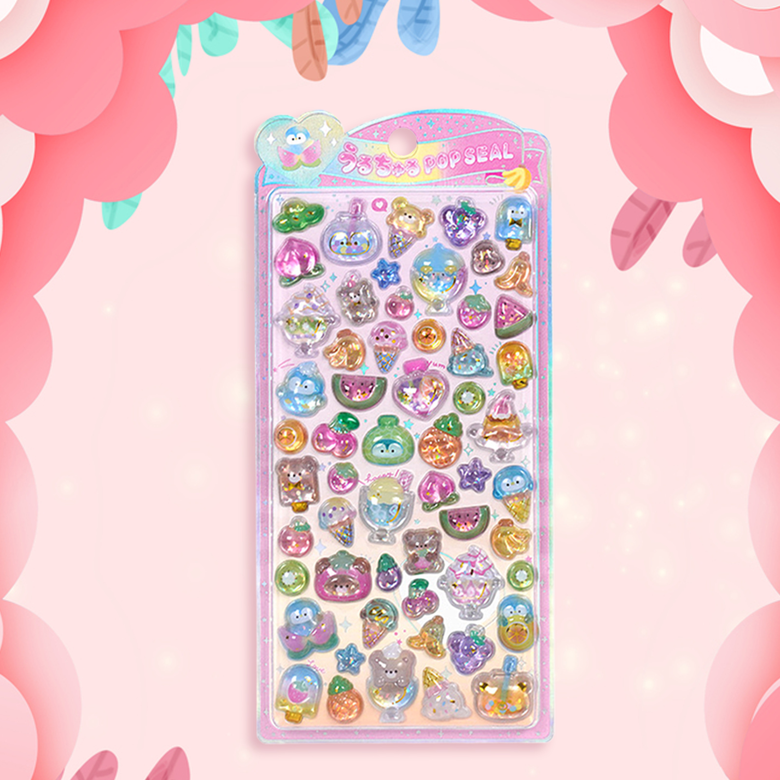 Cute Animal Sticker Pack 3D Sp - Resin Glitter Pack incelemesi ve fiyatı