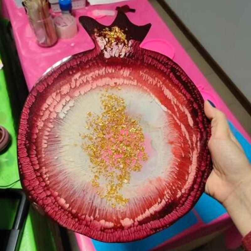 X6HE Pomegranate Geode Agate E - Geode Mold Silicone incelemesi ve fiyatı