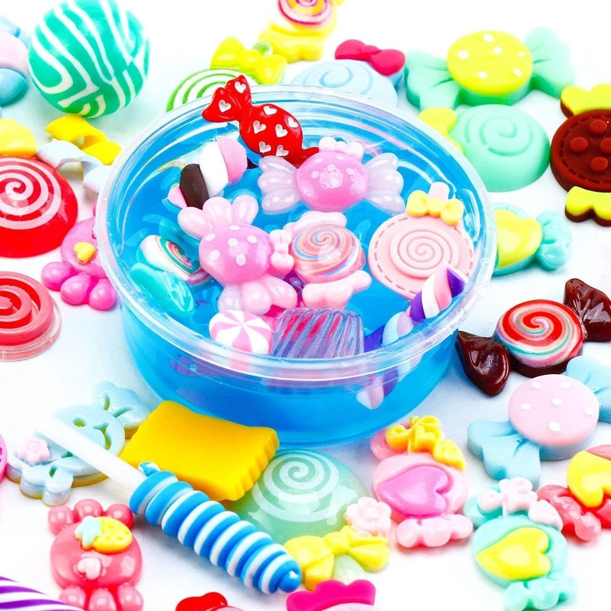 30pcs Random Candy Slime Charm - Resin Crafts Diy incelemesi ve fiyatı