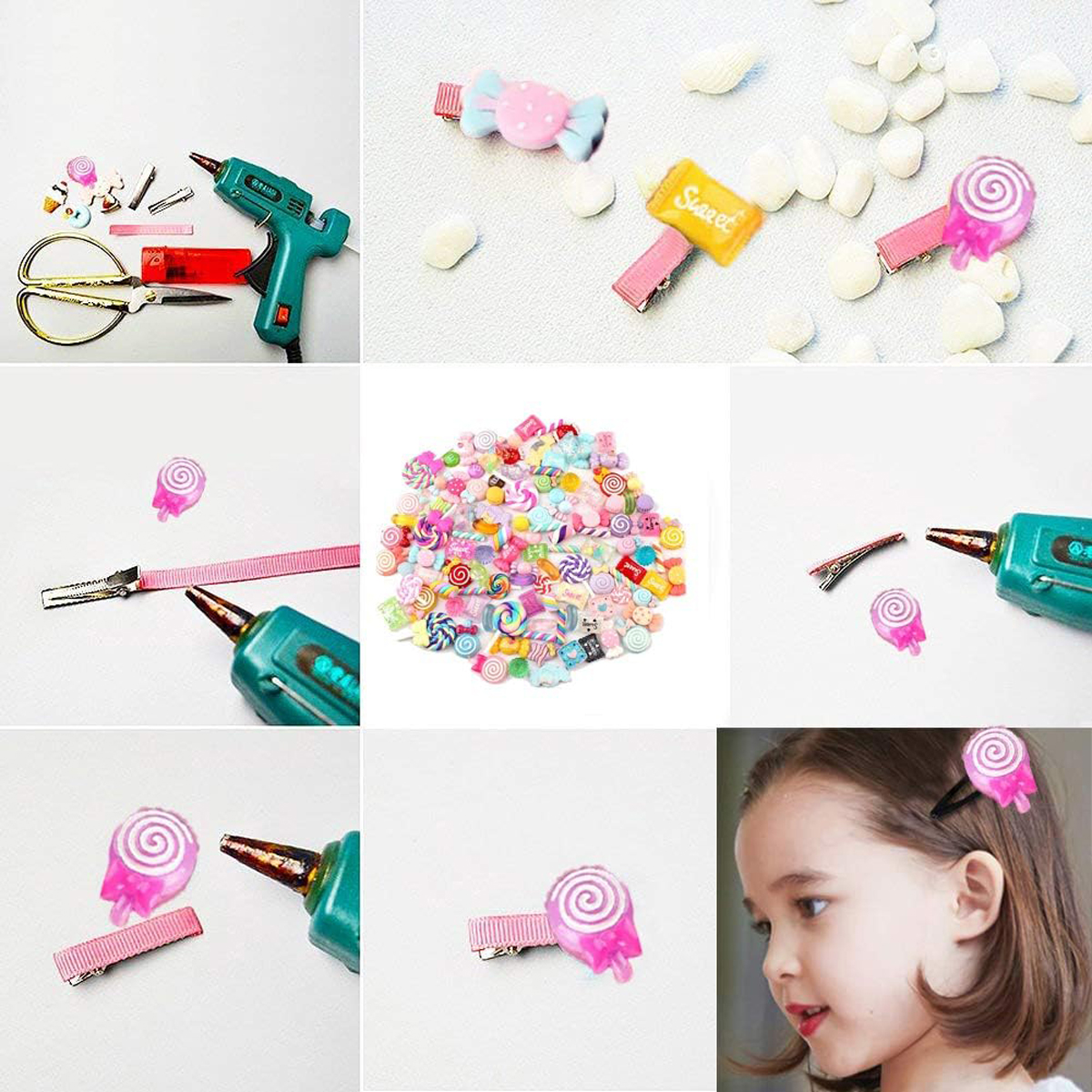 30pcs Random Candy Slime Charm - Resin Crafts Diy incelemesi ve fiyatı