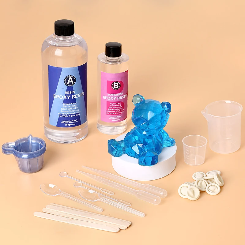 Epoxy Resin Kit Crystal Clear  - Mixing Cup Silicone incelemesi ve fiyatı