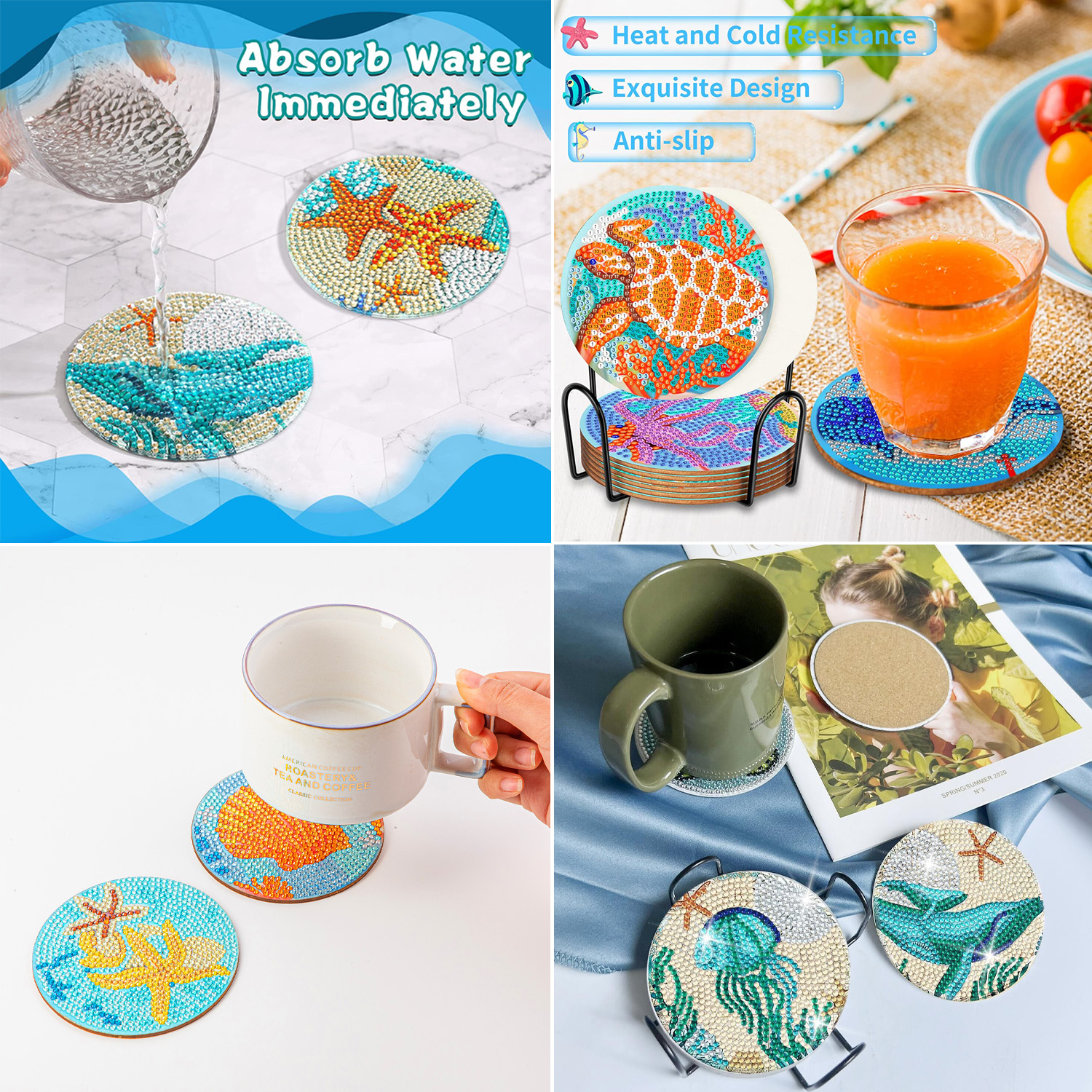 RUOPOTY 8pc/sets Diamond Paint - Resin Craft For Beginners incelemesi ve fiyatı