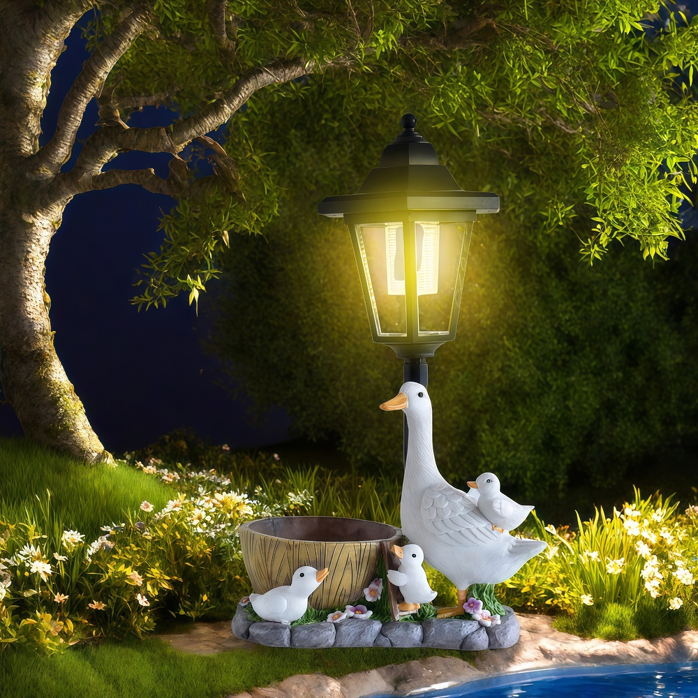Solar Duck Night Light Garden  - Resin Craft Supplies incelemesi ve fiyatı