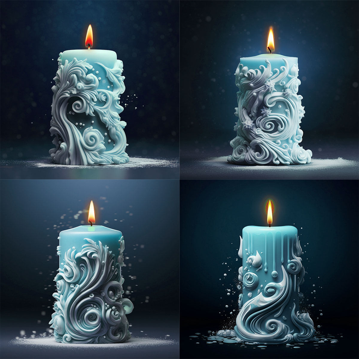 geometry Carved Cylindrical Si - Resin Ocean Wave Mold incelemesi ve fiyatı