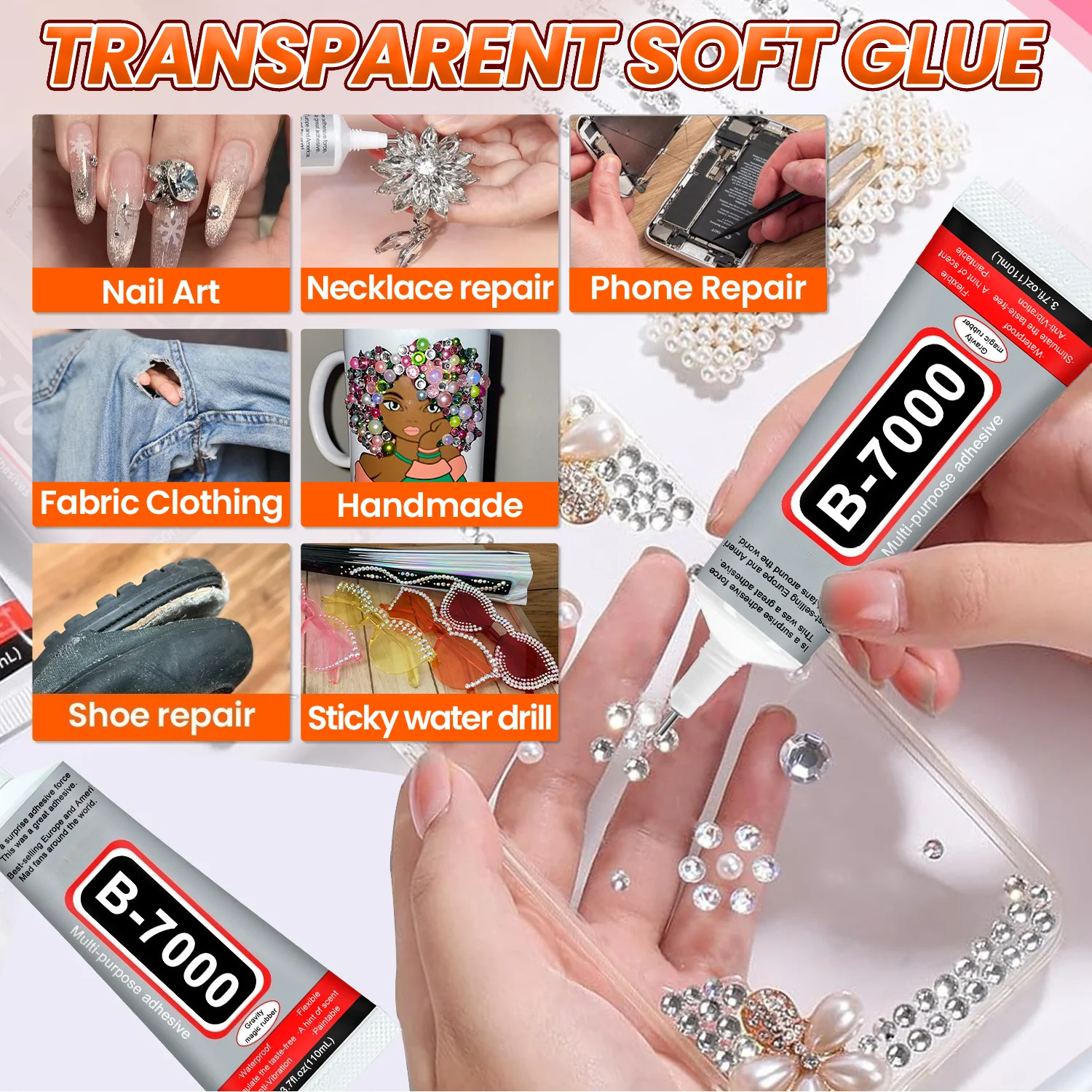 Super Glue B-7000 Loolifl 1-10 - Resin Crafts incelemesi ve fiyatı