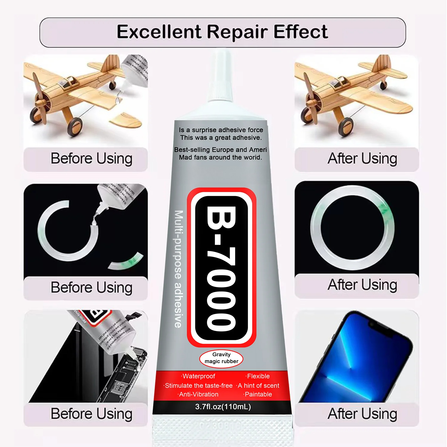 Super Glue B-7000 Loolifl 1-10 - Resin Crafts incelemesi ve fiyatı