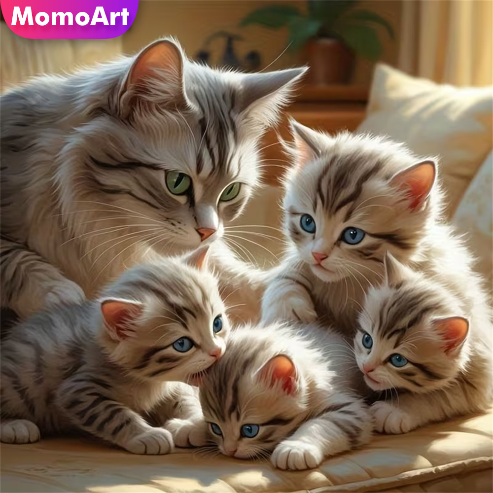 Momoart DIY Diamond Mosaic Cat - Resin Craft For Beginners incelemesi ve fiyatı