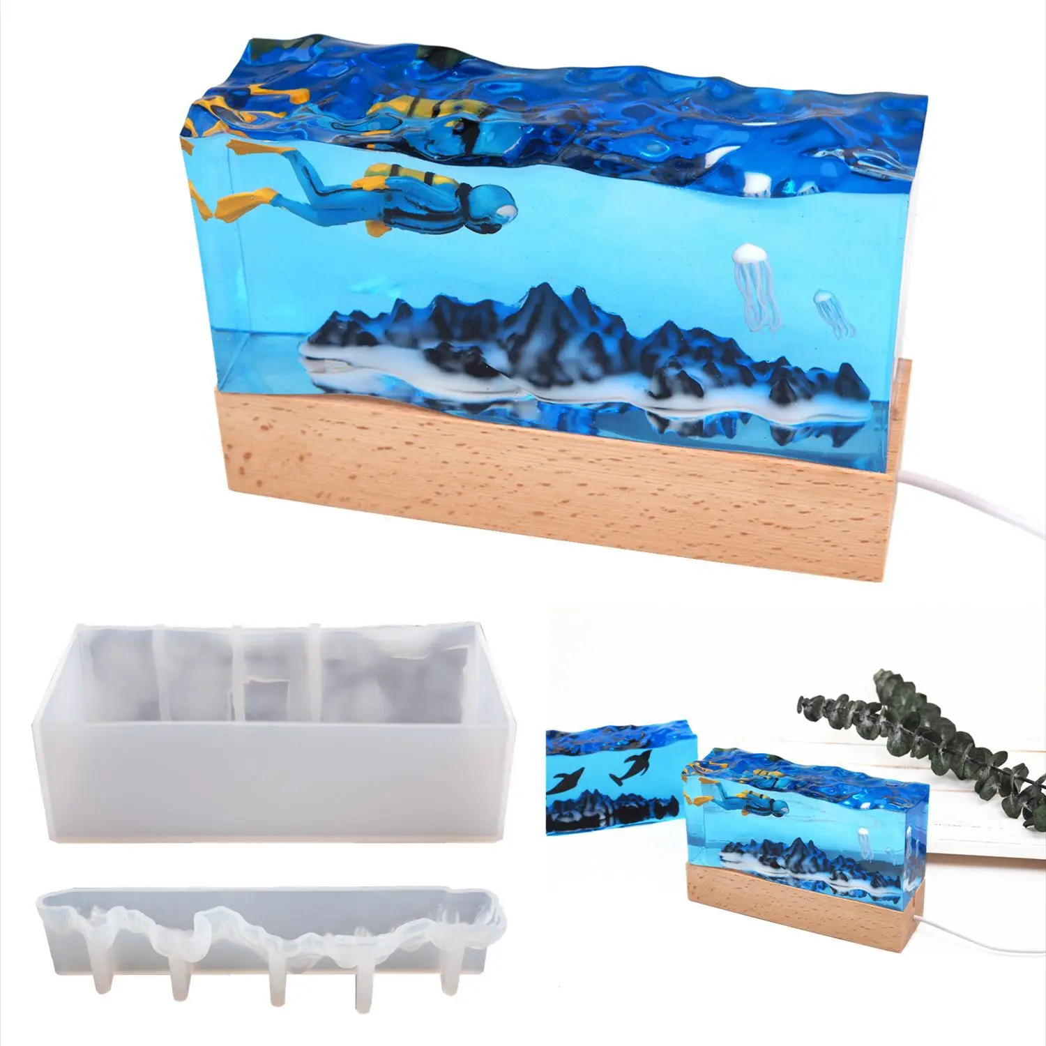 1set New Sea Wave Resin Mold,  - Resin Ocean Wave Mold incelemesi ve fiyatı