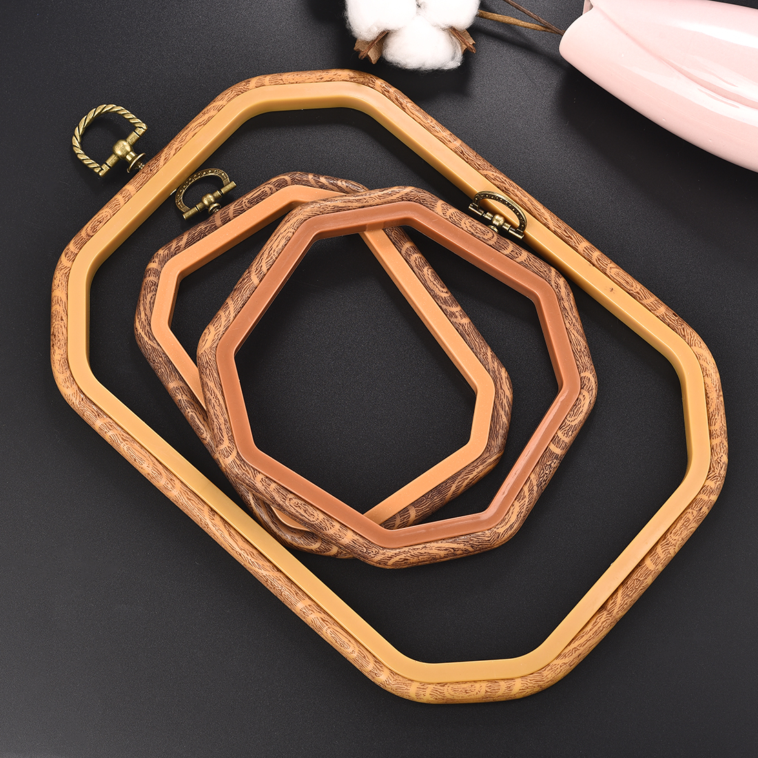 Imitated Wood Round,Oval Diffe - Wood Ring Blank incelemesi ve fiyatı