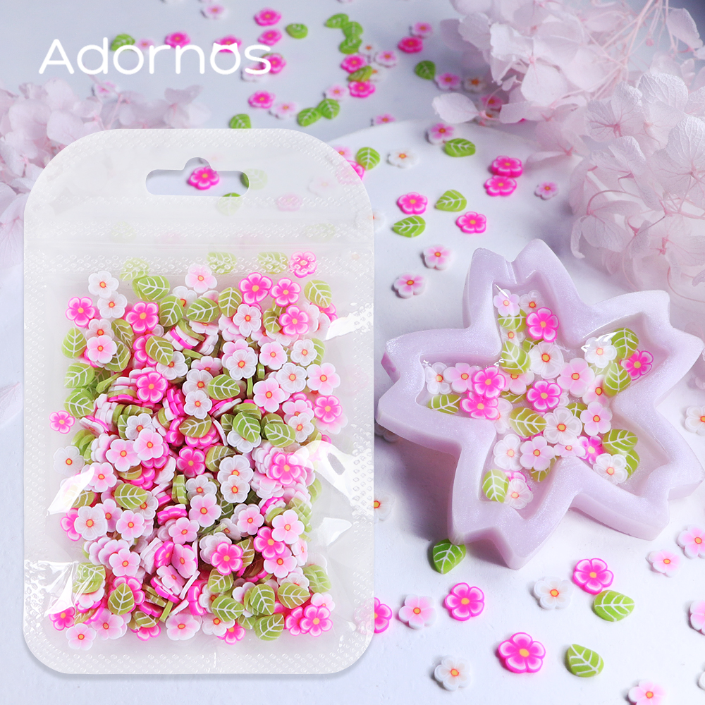 10g Pink Flowers Polymer Clay  - Flower Preservation Resin incelemesi ve fiyatı