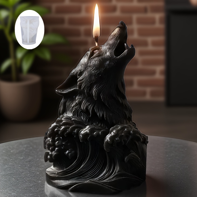Dramatic Wolf and Ocean Wave C - Resin Ocean Wave Mold incelemesi ve fiyatı