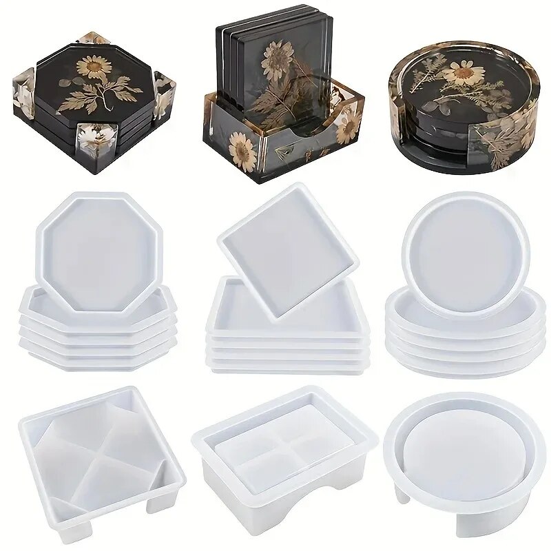 Coaster Resin Molds Set Includ - Serving Tray Mold incelemesi ve fiyatı