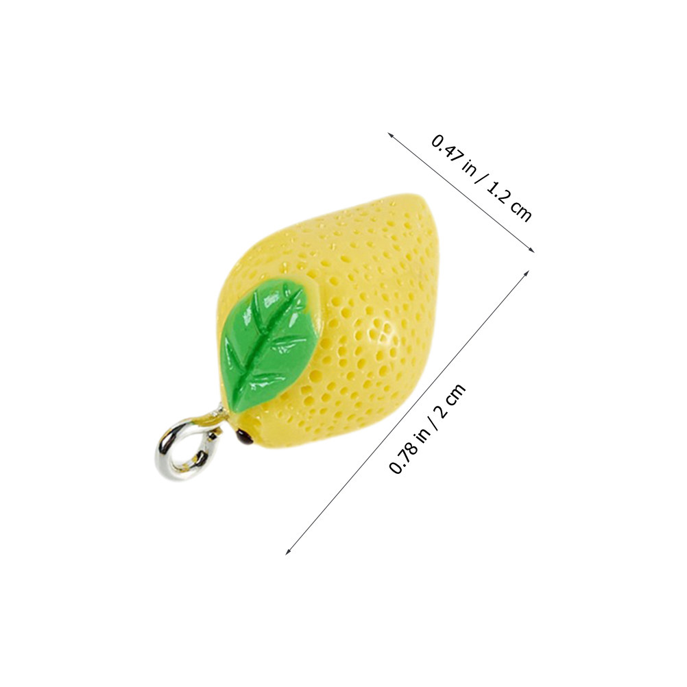 10Pcs Mini Lemon Charms Resin  - Resin Crafts incelemesi ve fiyatı