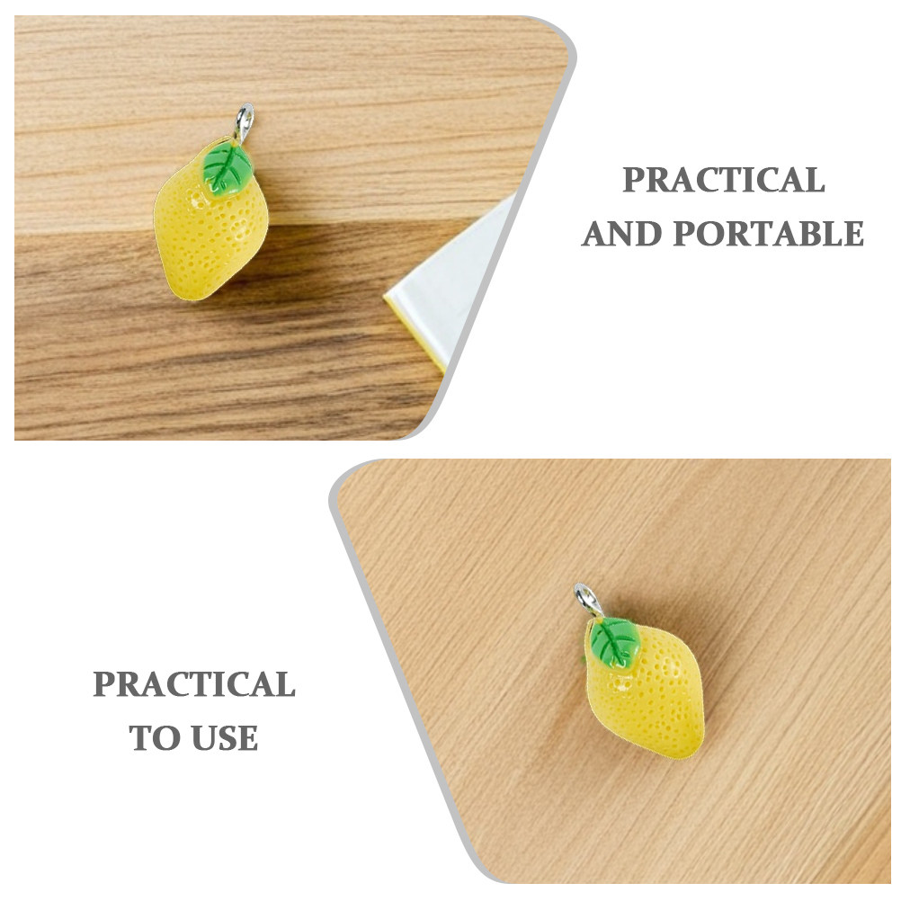 10Pcs Mini Lemon Charms Resin  - Resin Crafts incelemesi ve fiyatı