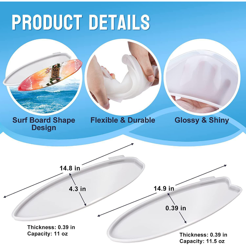 Surfboard Resin Tray Molds Sur - Resin Ocean Wave Mold incelemesi ve fiyatı