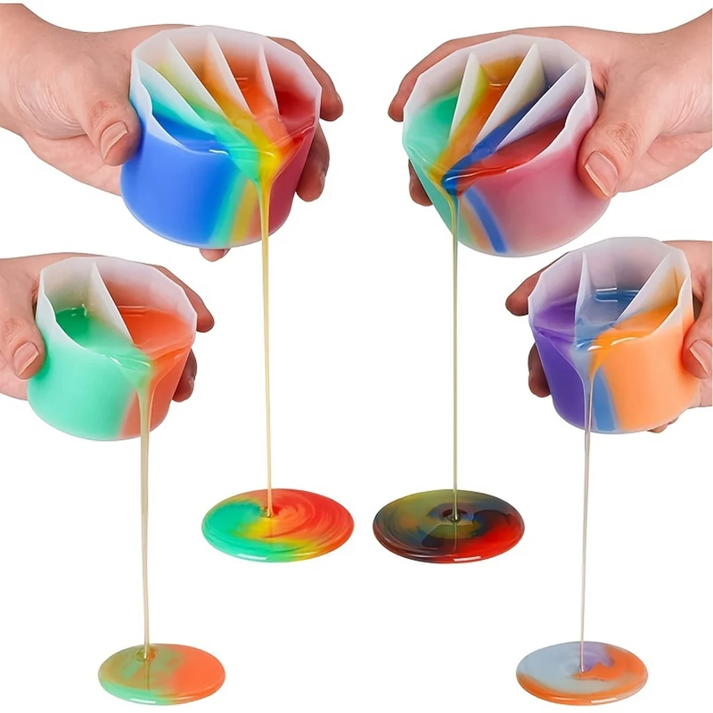 Color Mixing Split Cup For Pou - Mixing Cup Silicone incelemesi ve fiyatı
