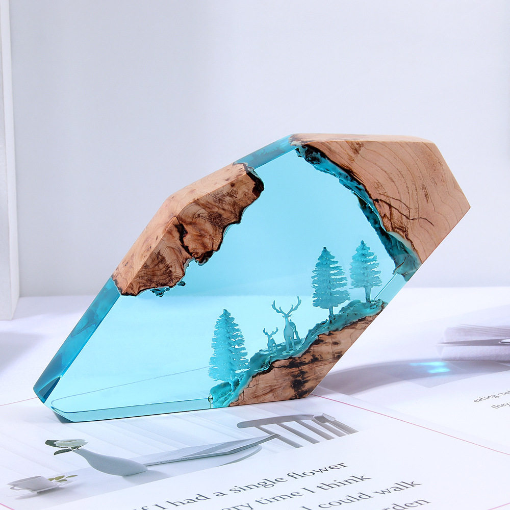 Forest Fairy Deer Desktop Art  - Resin Crafts incelemesi ve fiyatı