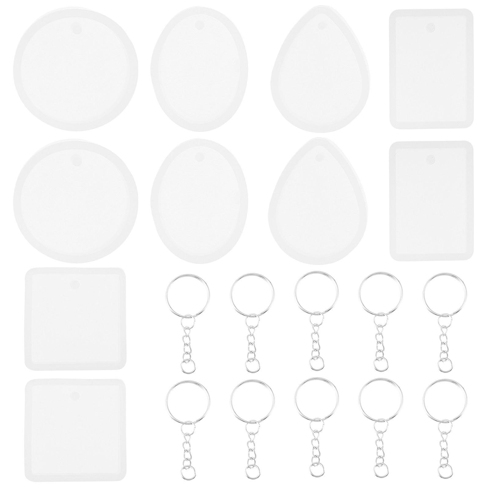 10pcs Pendant Mold Set Silicon - Resin Craft Kit incelemesi ve fiyatı