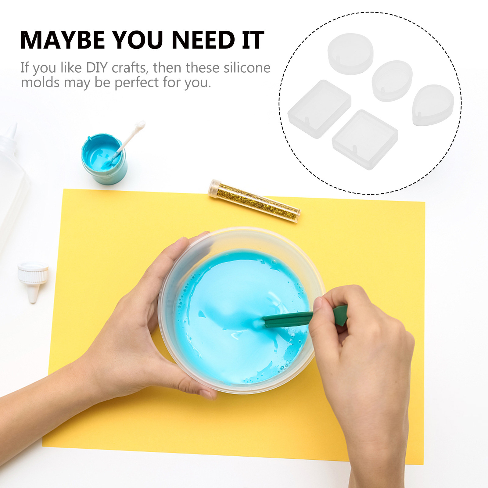 10pcs Pendant Mold Set Silicon - Resin Craft Kit incelemesi ve fiyatı
