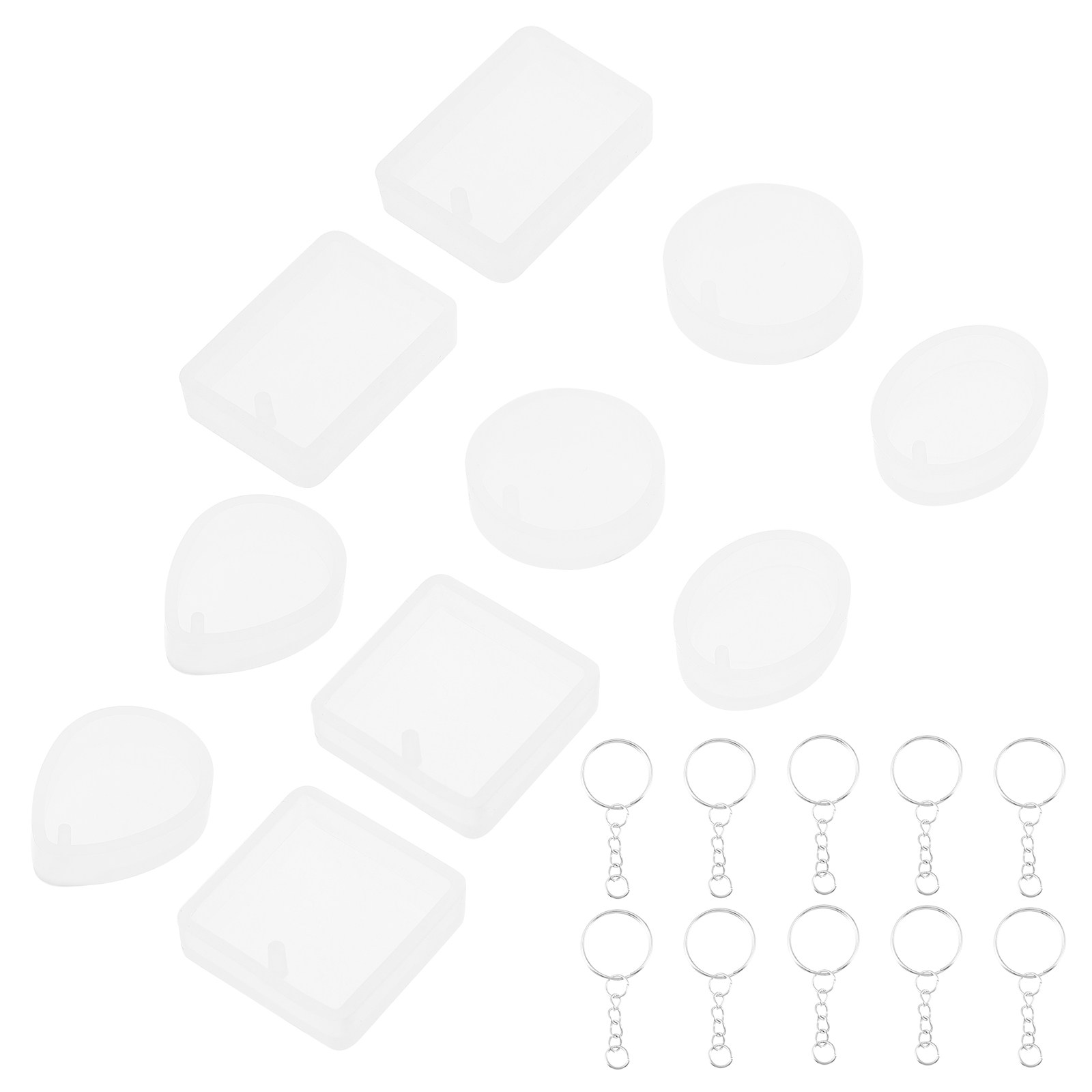 10pcs Pendant Mold Set Silicon - Resin Craft Kit incelemesi ve fiyatı