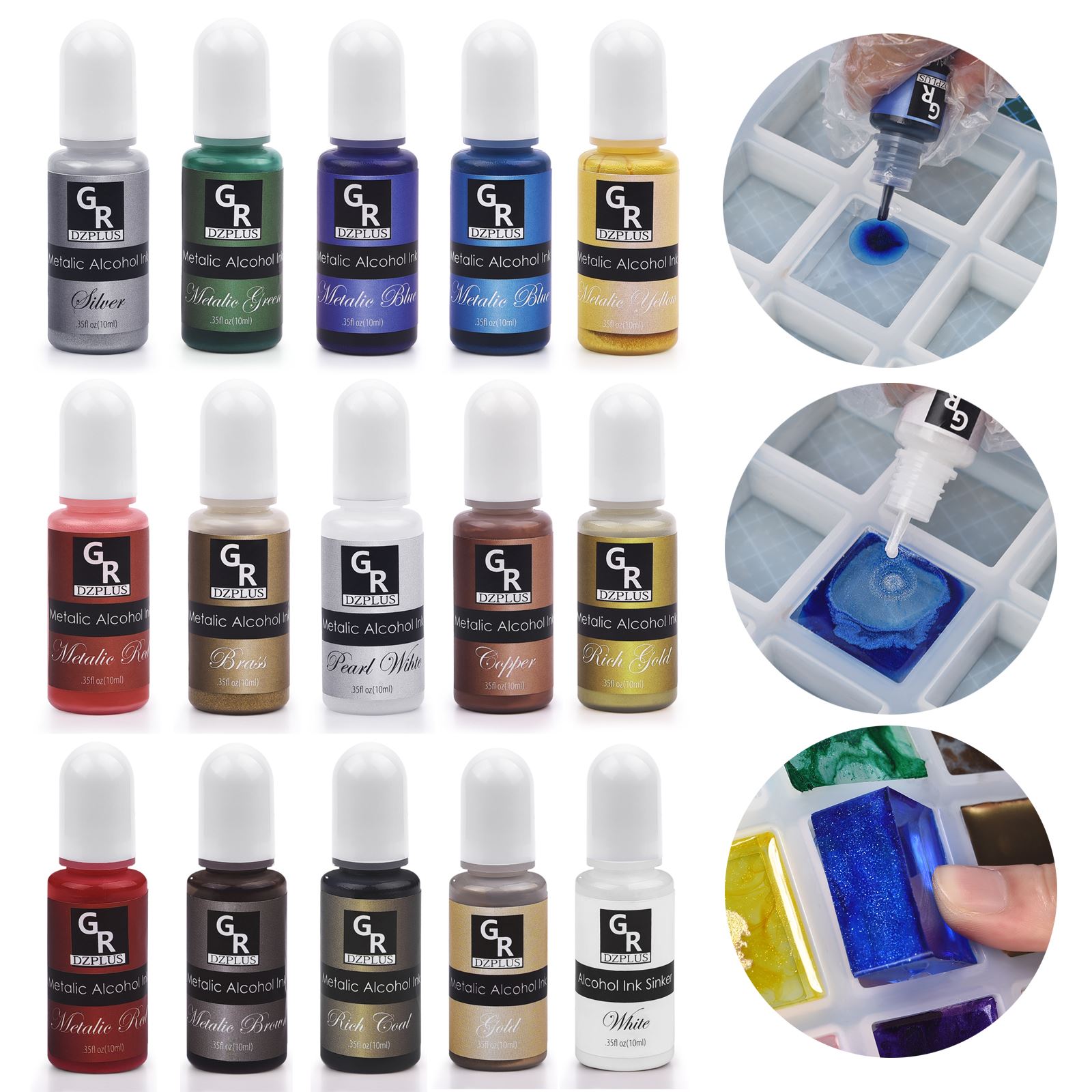 1 Set Resin Pigment Kit Art In - Resin Dye Alcohol incelemesi ve fiyatı