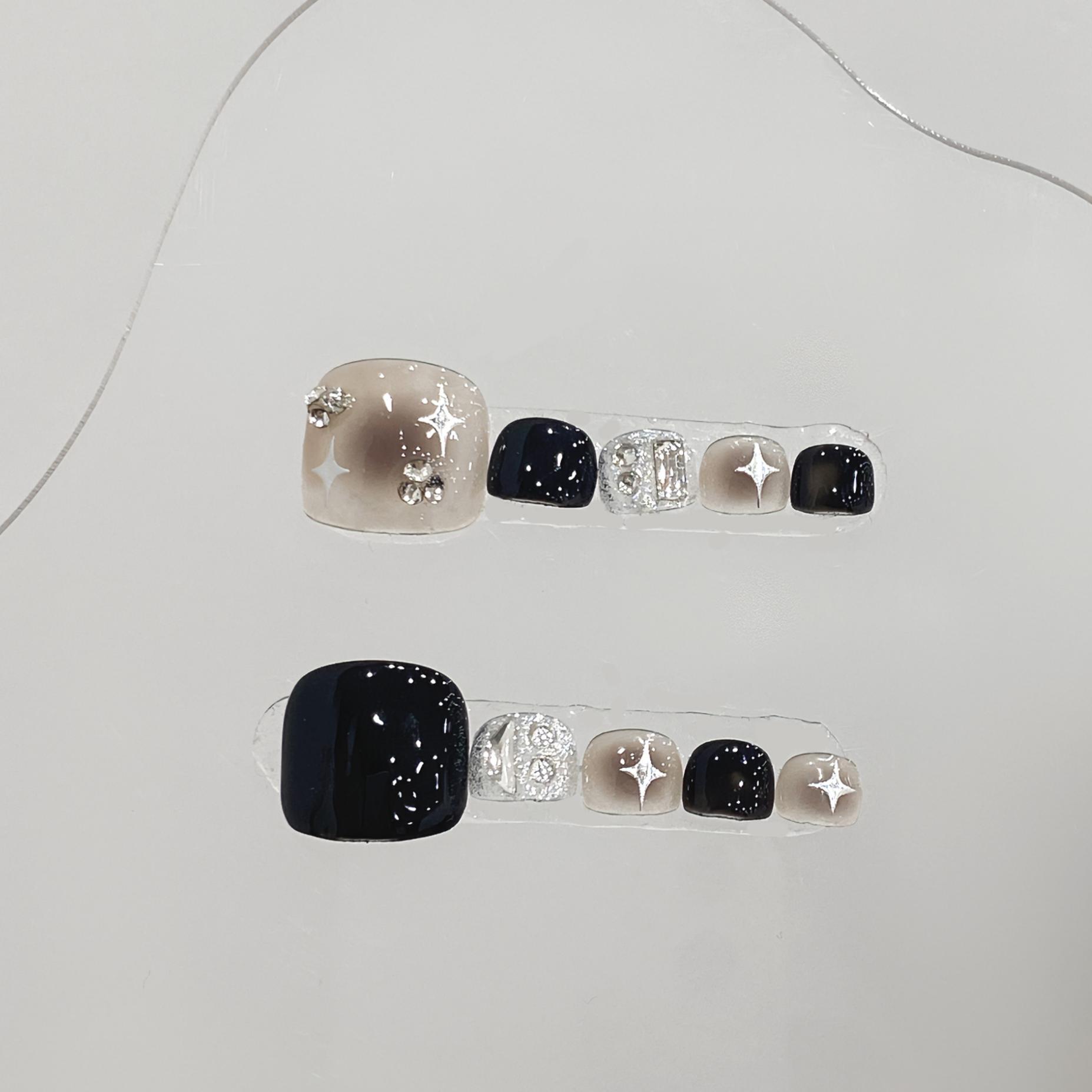 10pcs Glossy Square Fake Toena - Resin Glitter Pack incelemesi ve fiyatı